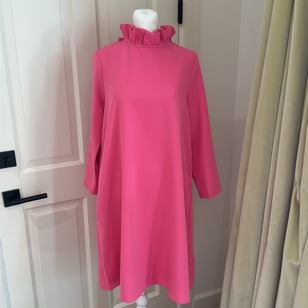 Tuckernuck - Hot Pink Daphne Mini Dress - Size: Medium - Picture 2 of 9